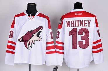 NHL Jerseys Phoenix Coyotes 13 WHITNEY jersey white NHL Jerseys Phoenix Coyotes 13 WHITNEY jersey white