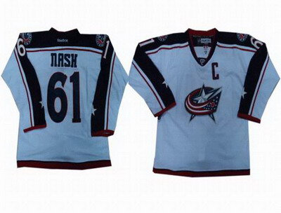 Columbus Blue Jackets #61 Rick Nash white jerseys Columbus Blue Jackets #61 Rick Nash white jerseys