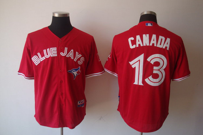 Toronto Blue Jays 13 Lawrie Canada Red MLB Jerseys Toronto Blue Jays 13 Lawrie Canada Red MLB Jerseys