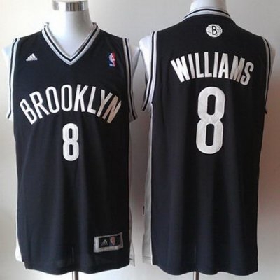 Brooklyn Nets 8 Deron Williams Black White Revolution 30 Swingman NBA Jerseys Brooklyn Nets 8 Deron Williams Black White Revolution 30 Swingman NBA Jerseys