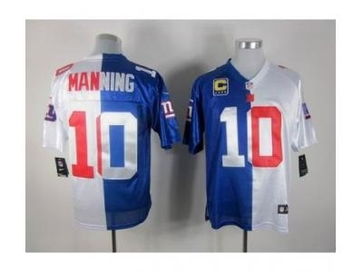 NEW NFL New York Giants Custom white-blue jerseys(Elite split)