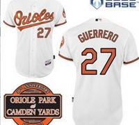Baltimore Orioles 27# Vladimir Guerrero White Cool Base MLB Jersey W 20th Anniversary Patch