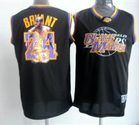 nba los angeles lakers #24 kobe bryant black(limited edition-2)