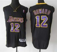 nba los angeles lakers #12 dwight howard black(howard)