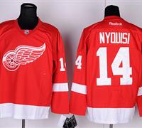 nhl jerseys deroit red wings 14 NYQUISI RED jerseys