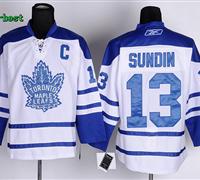 NHL Jerseys Toronto Maple Leafs 13 Sundin white C patch new jerseys