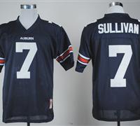 Auburn Tigers #7 Sullivan Blue Embroidered NCAA Jersey