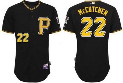 Kids Pittsburgh Pirates 22 Mccutchen Black Cool Base MLB Jerseys