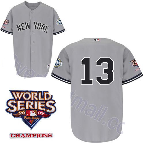 New York Yankees 13 Alex Rodriguez Grey Youth Jersey New York Yankees 13 Alex Rodriguez Grey Youth Jersey