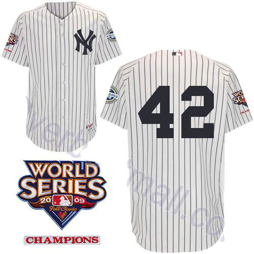 New York Yankees 42 Mariano Rivera White Youth Jersey