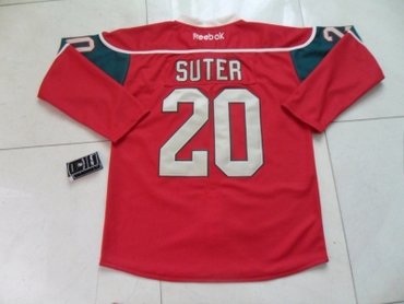 nhl jerseys minnesota wilds 20 suter red(suter)