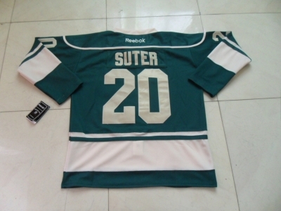 nhl jerseys minnesota wilds 20 suter green(suter)