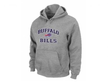 Buffalo Bills Heart & Soul Pullover Hoodie Grey Buffalo Bills Heart & Soul Pullover Hoodie Grey