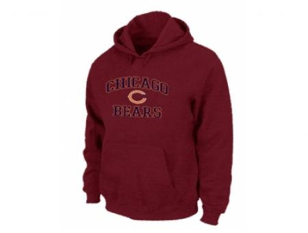 Chicago Bears Heart & Soul Pullover Hoodie Red