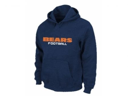 Chicago Bears Authentic font Pullover Hoodie D.Blue Chicago Bears Authentic font Pullover Hoodie D.Blue