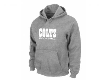 Indianapolis Colts Authentic font Pullover Hoodie Grey Indianapolis Colts Authentic font Pullover Hoodie Grey