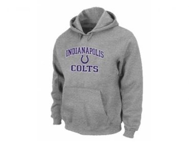 Indianapolis Colts Heart & Soul Pullover Hoodie Grey Indianapolis Colts Heart & Soul Pullover Hoodie Grey