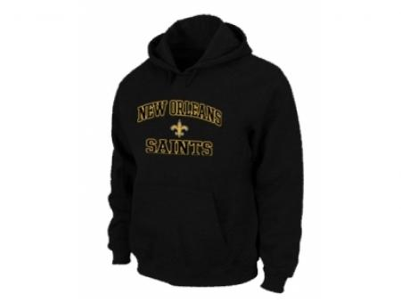 New Orleans Sains Heart & Soul Pullover Hoodie Black New Orleans Sains Heart & Soul Pullover Hoodie Black