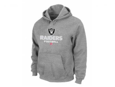 Oakland Raiders Critical Victory Pullover Hoodie Grey Oakland Raiders Critical Victory Pullover Hoodie Grey