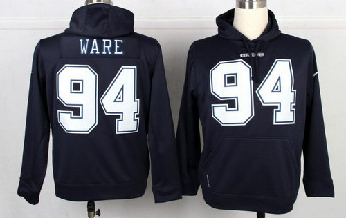 Dallas Cowboys #94 DeMarcus Ware Pullover Hoodie Black Dallas Cowboys #94 DeMarcus Ware Pullover Hoodie Black
