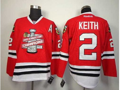NHL chicago blackhawks #2 keith red(new 2013 Stanley cup champions)(patch A) NHL chicago blackhawks #2 keith red(new 2013 Stanley cup champions)(patch A)