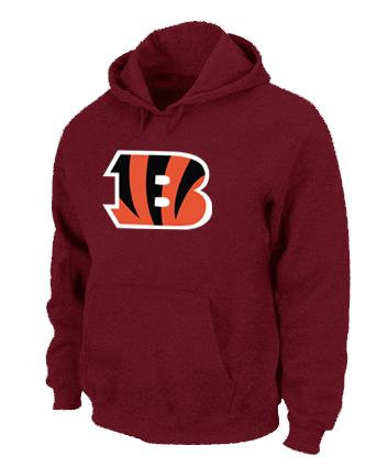 Cincinnati Bengals Logo Pullover Hoodie RED Cincinnati Bengals Logo Pullover Hoodie RED