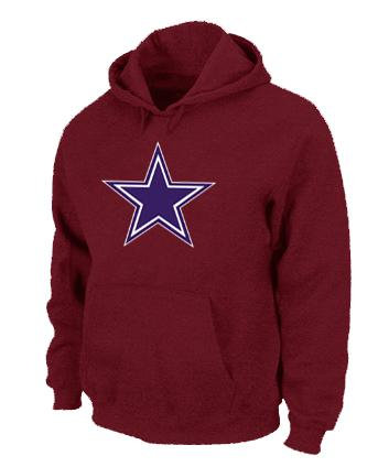 Dallas Cowboys Logo Pullover Hoodie RED Dallas Cowboys Logo Pullover Hoodie RED