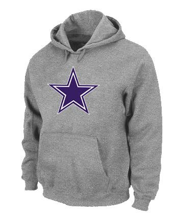 Dallas Cowboys Logo Pullover Hoodie Grey Dallas Cowboys Logo Pullover Hoodie Grey