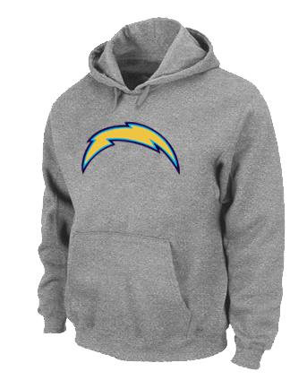 San Diego Charger Logo Pullover Hoodie Grey San Diego Charger Logo Pullover Hoodie Grey