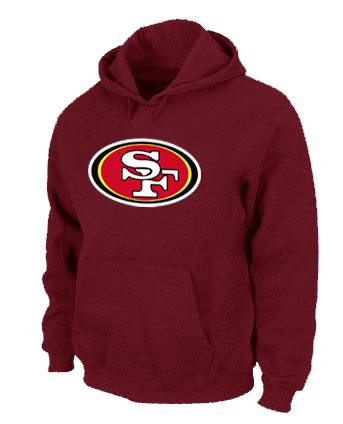 San Francisco 49ers Logo Pullover Hoodie RED San Francisco 49ers Logo Pullover Hoodie RED