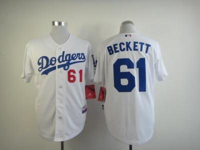 mlb jerseys los angeles dodgers #61 beckett white mlb jerseys los angeles dodgers #61 beckett white