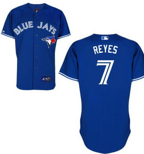 Toronto Blue Jays #7 Reyes Blue Jerseys Toronto Blue Jays #7 Reyes Blue Jerseys