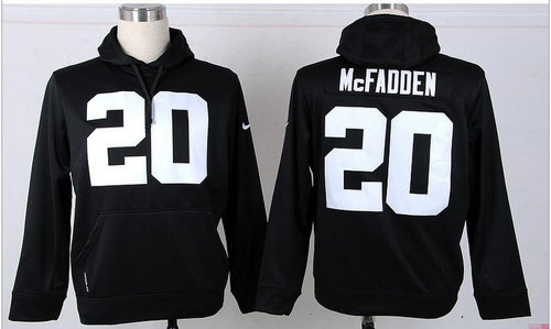 Oakland Raiders 20 Darren McFadden Pullover Hoodie Black Oakland Raiders 20 Darren McFadden Pullover Hoodie Black