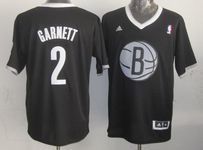 Brooklyn Nets 2 Kevin Garnett Black 2013 Christmas Day Swingman Stitched NBA Jerseys