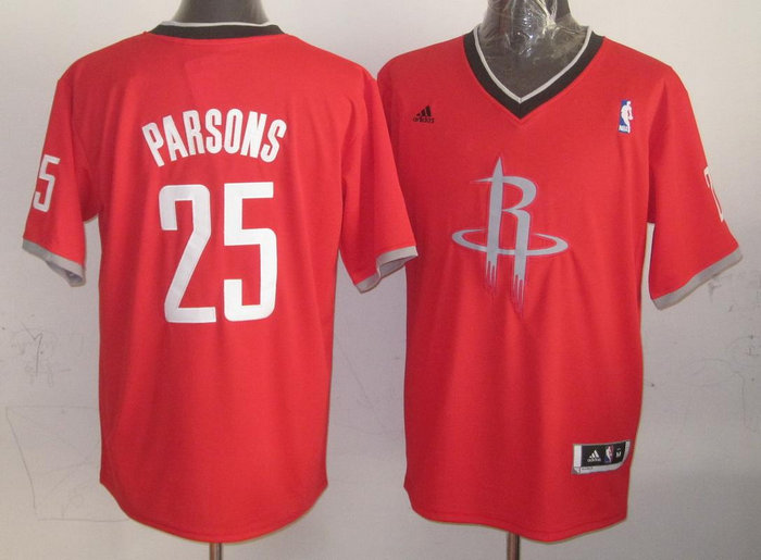 Houston Rockets 25 Chandler Parsons Red 2013 Christmas Day Swingman Stitched NBA Jerseys