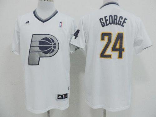 Indlana Pacers #24 Paul George White 2013 Christmas Day Swingman Stitched NBA Jerseys