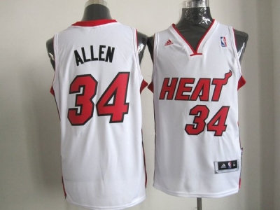 nba miami heat #34 allen white(revolution 30 swingman)