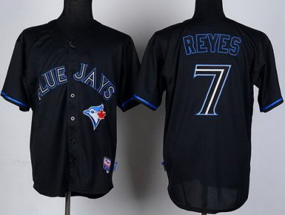 Toronto Blue Jays #7 Jose Reyes Black MLB Jerseys Toronto Blue Jays #7 Jose Reyes Black MLB Jerseys