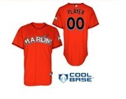 Florida Marlins 2012 FLAYER #00 red Home Cool Base Jerseys