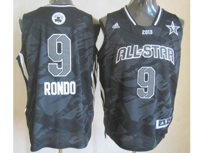 2013 nba all star boston celtics #9 rondo grey jerseys