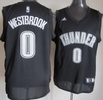 nba oklahoma city thunder #0 westbrook black(2013 new