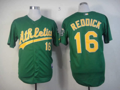 mlb jerseys oakland athletics #16 reddlck green