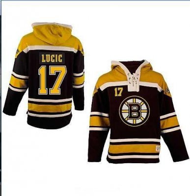 Boston Bruins 17# Milan Lucic Black Color Hooded Sweatshirt Boston Bruins 17# Milan Lucic Black Color Hooded Sweatshirt