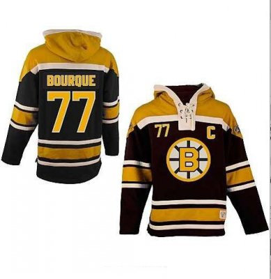 Boston Bruins 77# Ray Bourque Black Color Hooded Sweatshirt Boston Bruins 77# Ray Bourque Black Color Hooded Sweatshirt