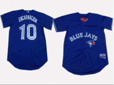 MLB Jerseys Toronto Blue Jays #10 Encarnacion blue MLB Jerseys Toronto Blue Jays #10 Encarnacion blue