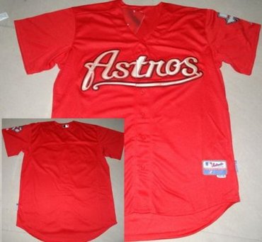 Houston Astros Blank Red MLB Jerseys Houston Astros Blank Red MLB Jerseys