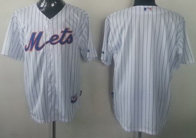 New York Mets Blank White Strip MLB Jerseys