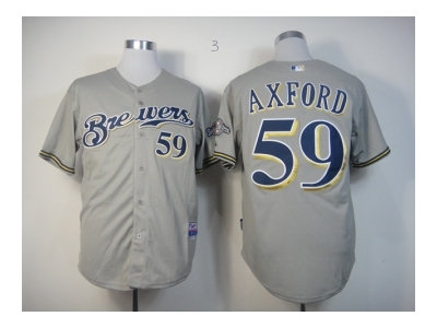 MLB jerseys milwaukee brewers #59 axford grey MLB jerseys milwaukee brewers #59 axford grey