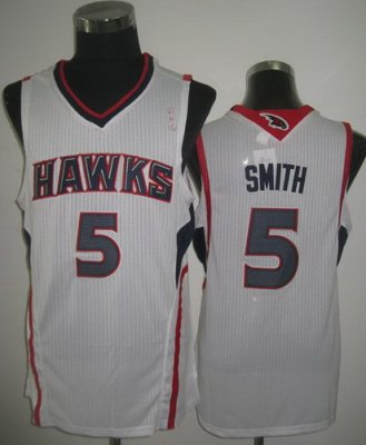 Atlanta Hawks 5 Josh Smith White Revolution 30 NBA Jerseys Atlanta Hawks 5 Josh Smith White Revolution 30 NBA Jerseys