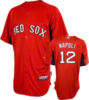 Boston Red Sox Mike Napoli #12 Red jerseys